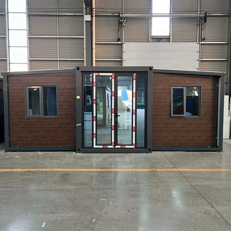 Steel 40ft Prefab Expandable Container House 3 Bedroom Modular Home Folding Villa