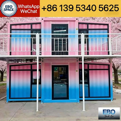 China Made Expandable Container Villa 20ft 30ft 40ft Prefab Luxury House Waterproof Certified