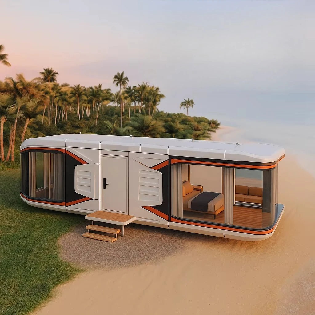 Prefab House Luxury Hotel Modular Villa 2 BeDroom Prefab Homes Prefabricated Building Space Capsule Prefabricated Cabins