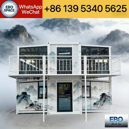 China Made Expandable Container Villa 20ft 30ft 40ft Prefab Luxury House Waterproof Certified