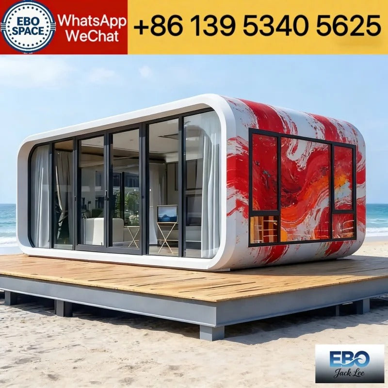 China Made Expandable Container Villa 20ft 30ft 40ft Prefab Luxury House Waterproof Certified
