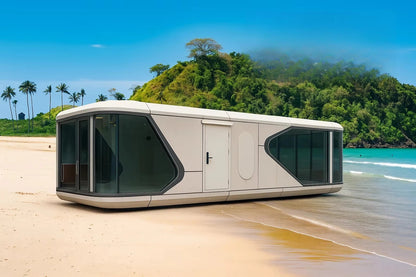 Prefab House Luxury Hotel Modular Villa 2 BeDroom Prefab Homes Prefabricated Building Space Capsule Prefabricated Cabins