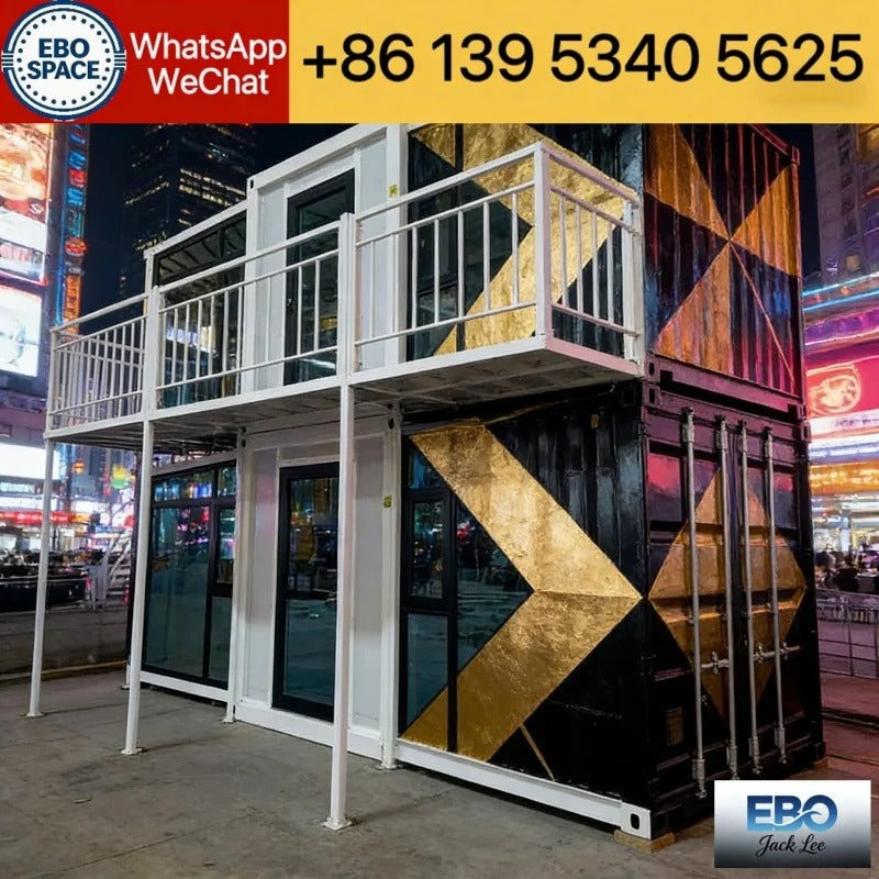 China Made Expandable Container Villa 20ft 30ft 40ft Prefab Luxury House Waterproof Certified