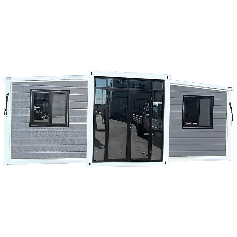 Steel 40ft Prefab Expandable Container House 3 Bedroom Modular Home Folding Villa
