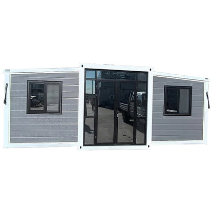 Steel 40ft Prefab Expandable Container House 3 Bedroom Modular Home Folding Villa