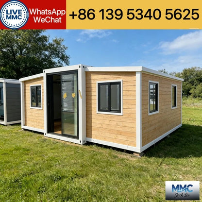China Made Expandable Container Villa 20ft 30ft 40ft Prefab Luxury House Waterproof Certified