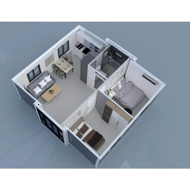 Prefab Steel Container Expandable Home 30ft Office Farm House Tiny Home Granny Flat
