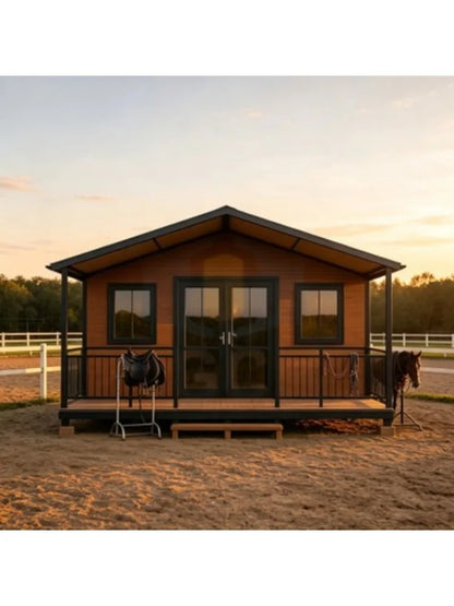 Steel 40ft Prefab Expandable Container House 3 Bedroom Modular Home Folding Villa