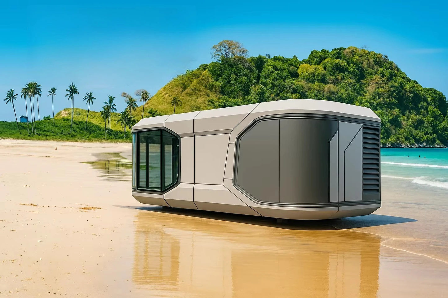 Prefab House Luxury Hotel Modular Villa 2 BeDroom Prefab Homes Prefabricated Building Space Capsule Prefabricated Cabins